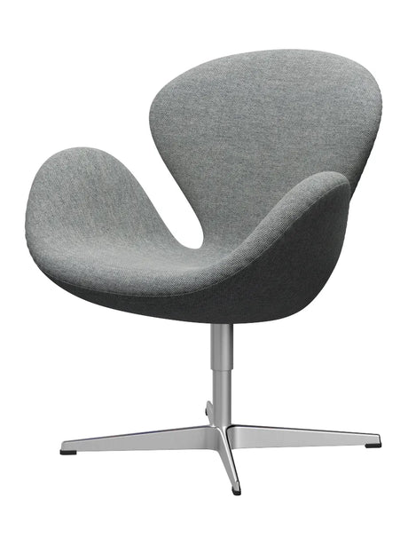 3320 Swan™ Sessel im Textil (Preisgruppe 2) von Arne Jacobsen - Hallingdal / 116 White Grey - Jacobsen Plus