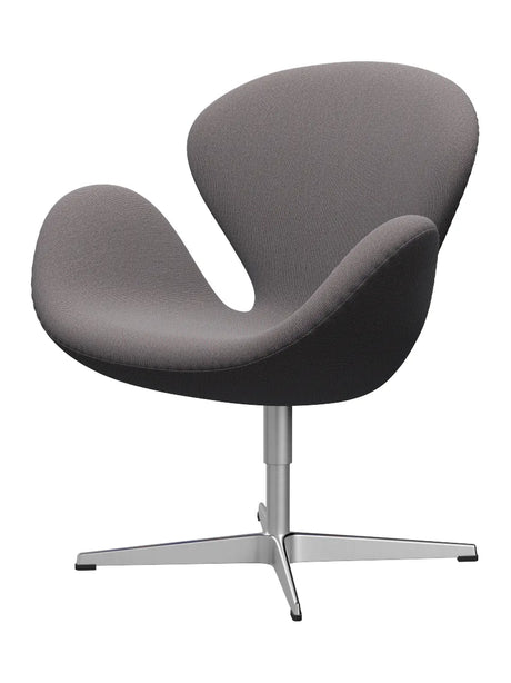 3320 Swan™ Sessel im Textil (Preisgruppe 2) von Arne Jacobsen - Steelcut Trio / 336 Hellblau/Braun/Schwarz - Jacobsen Plus
