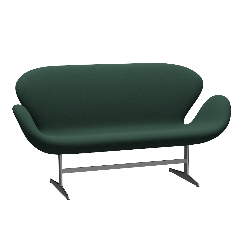 3321 Svanesofa af Arne Jacobsen - Christianshavn - 1160 Dark Green Uni - Jacobsen Plus
