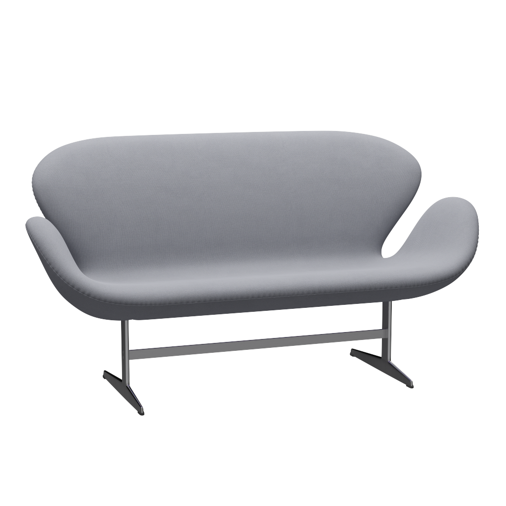3321 Svanesofa af Arne Jacobsen - Christianshavn - 1170 Light Grey Uni - Jacobsen Plus