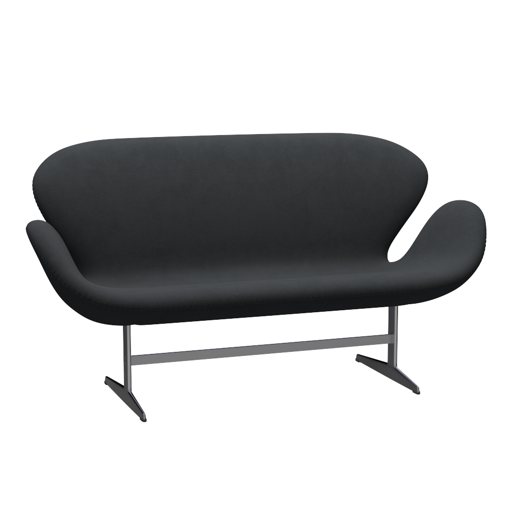 3321 Svanesofa af Arne Jacobsen - Christianshavn - 1174 Dark Grey - Jacobsen Plus