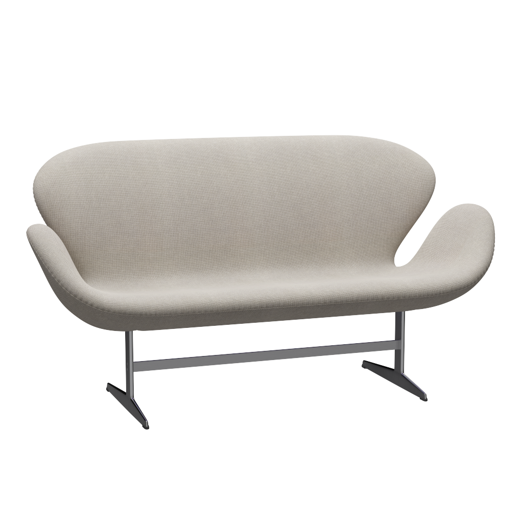 3321 Svanesofa af Arne Jacobsen - Hallingdal - 103 Light Grey - Jacobsen Plus