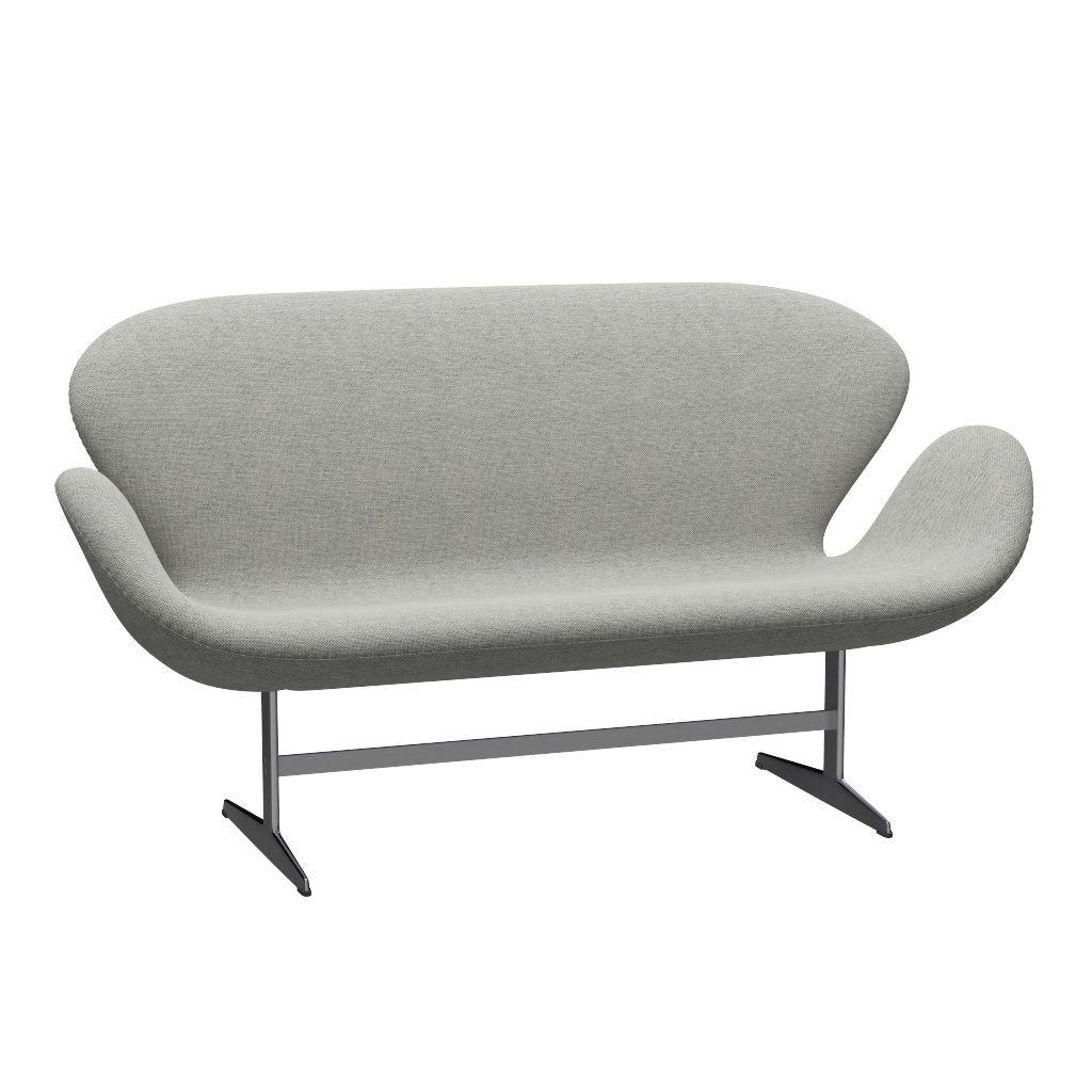 3321 Svanesofa af Arne Jacobsen - Hallingdal - 110 White/Grey - Jacobsen Plus