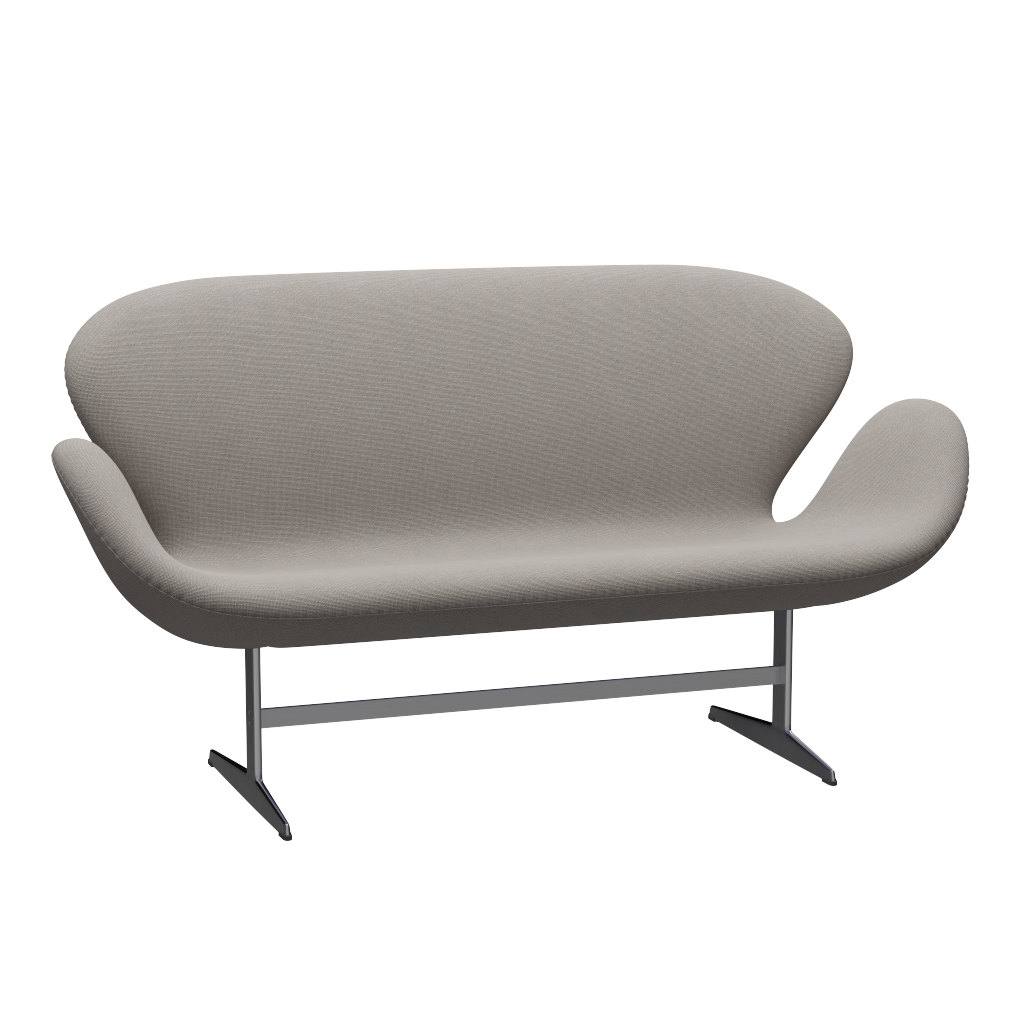 3321 Svanesofa af Arne Jacobsen - Hallingdal - 113 Light Grey - Jacobsen Plus