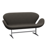 3321 Svanesofa af Arne Jacobsen - Hallingdal - 153 Light Charcoal - Jacobsen Plus