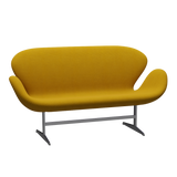 3321 Svanesofa af Arne Jacobsen - Hallingdal - 457 Mustard - Jacobsen Plus