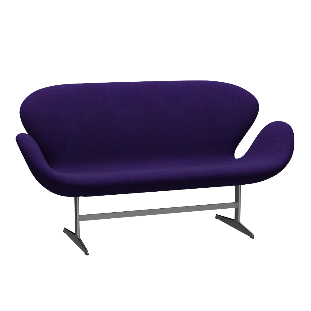 3321 Svanesofa af Arne Jacobsen - Hallingdal - 702 Purple - Jacobsen Plus