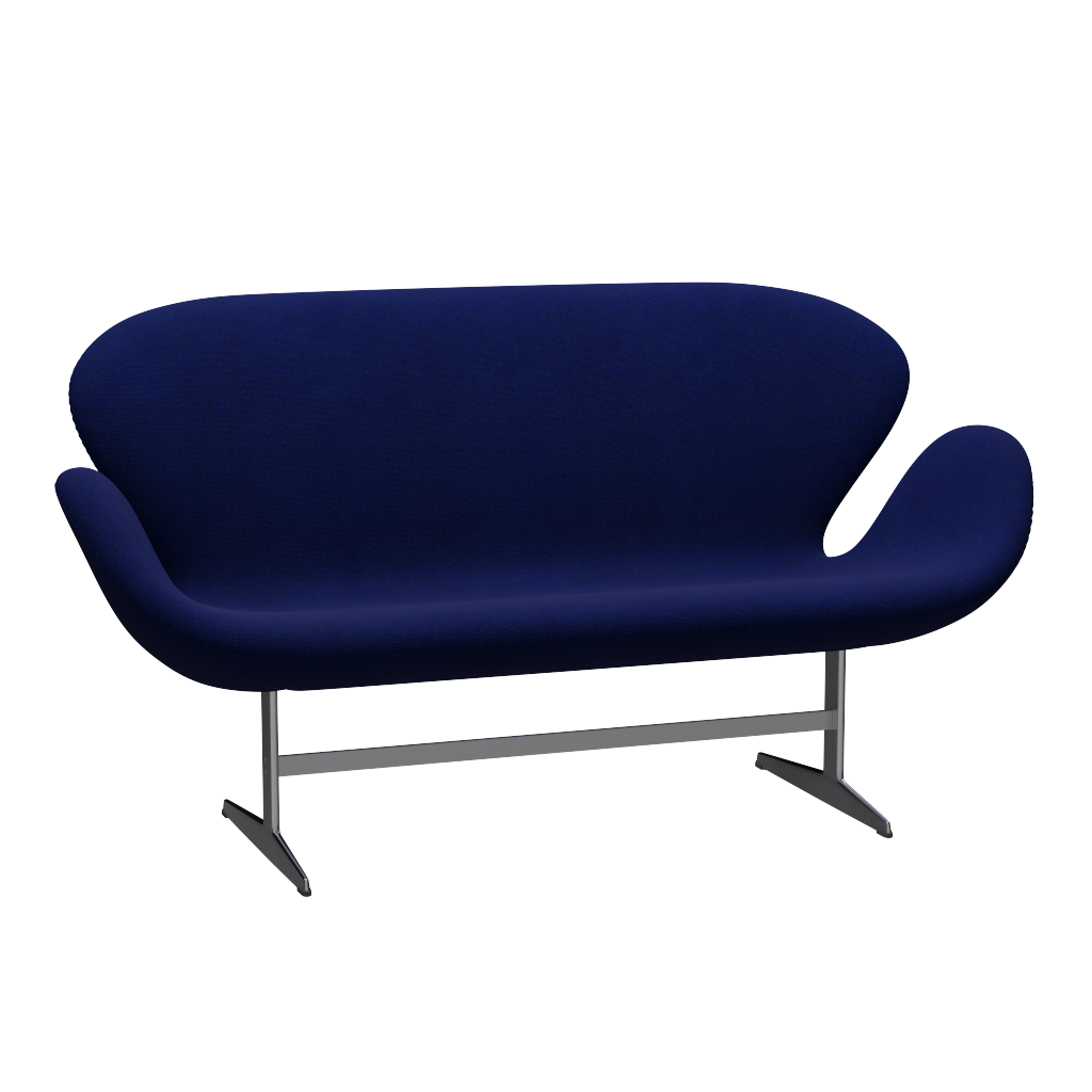 3321 Svanesofa af Arne Jacobsen - Hallingdal - 773 Dark Blue - Jacobsen Plus