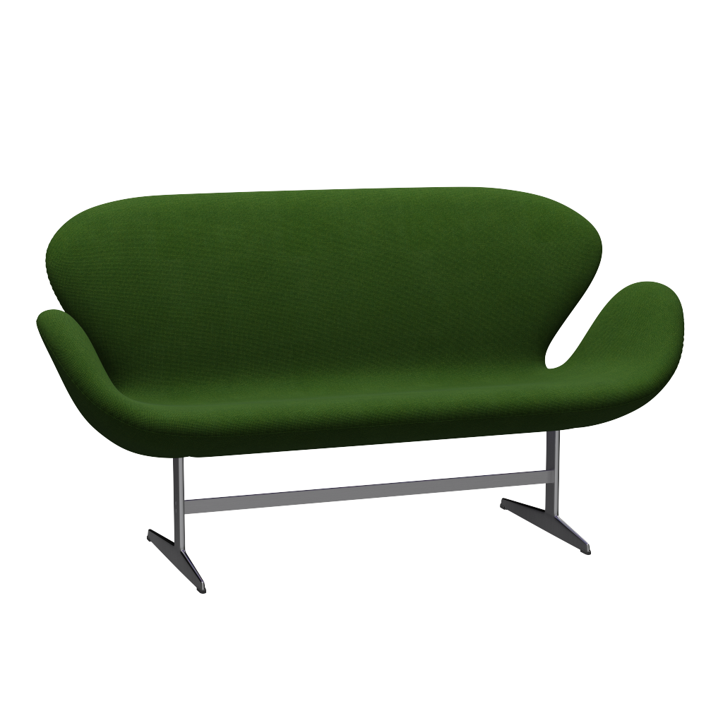 3321 Svanesofa af Arne Jacobsen - Hallingdal - 960 Grass Green - Jacobsen Plus