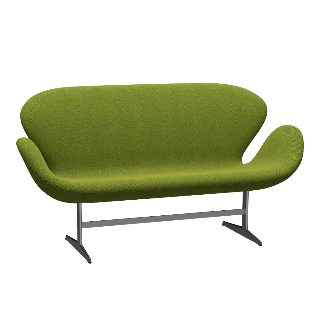 3321 Svanesofa af Arne Jacobsen - Hallingdal - 980 Green - Jacobsen Plus