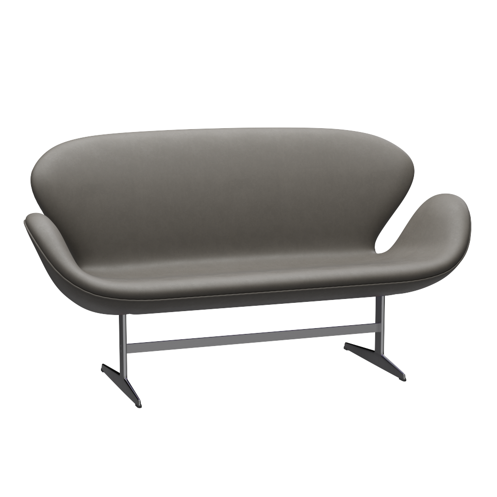 3321 Svanesofa af Arne Jacobsen - Essential læder - Lava - Jacobsen Plus