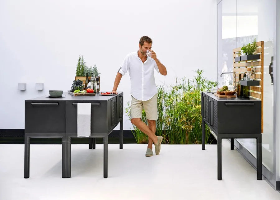 Teak Væg til Drop Hovedmodul fra Cane-line - 5 - Jacobsen Plus