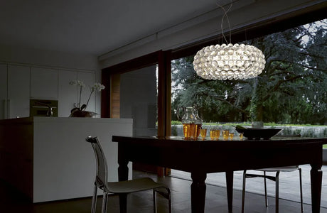Caboche Plus Grande LED Pendelleuchte von Foscarini - Grau - Jacobsen Plus