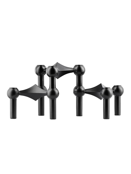 Nagel Kerzenständer, schwarz von STOFF Nagel - 3 Stk. - Jacobsen Plus