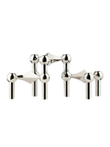 Nagel Lysestage, krom fra STOFF Nagel - 3 stk. - Jacobsen Plus