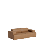 Connect Soft Modular 2 Pers. Sofa, Kombination 1 von Muuto - Feines Leder - Jacobsen Plus