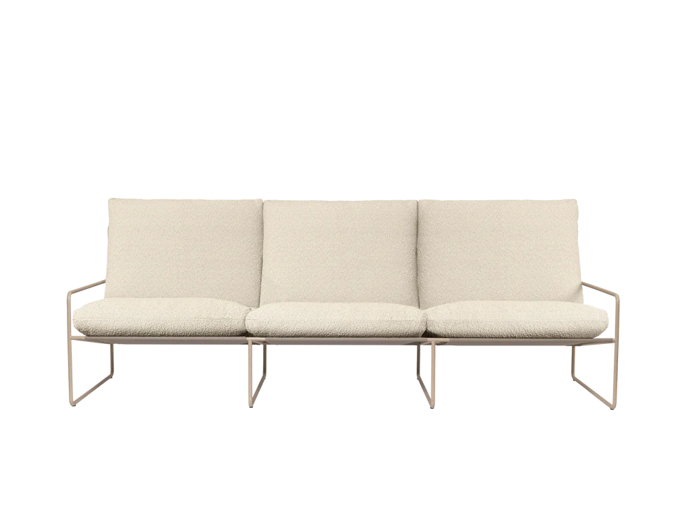 Desert 3-Seater outdoor sofa fra Ferm Living - Cashmere - Pure Bouclé - Off-white - Jacobsen Plus