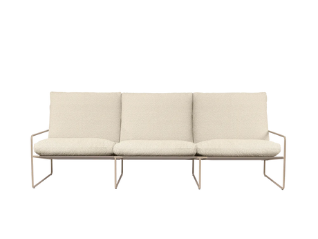Desert 3-Sitzer outdoor Sofa von Ferm Living - Kaschmir - Pure Bouclé - Off-white - Jacobsen Plus