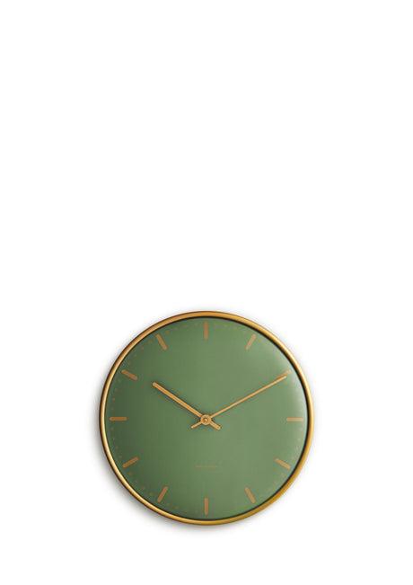 City Hall Wanduhr, Grün von Arne Jacobsen (Ø: 21) - 1 - Jacobsen Plus
