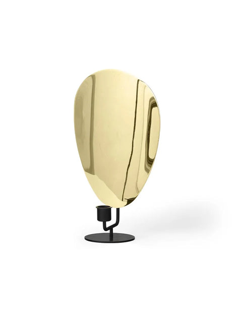 Flambeau Kerzenhalter, Tisch von Audo Copenhagen - H: 30 / Messing - Jacobsen Plus