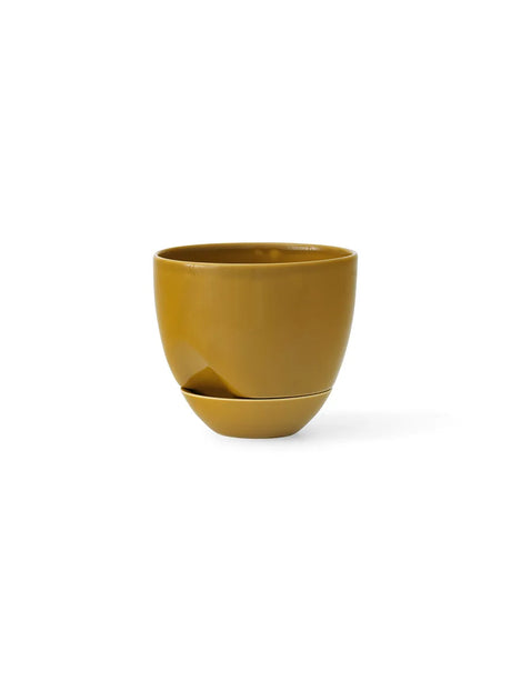 Hydrous Planter, ocker in Ø 12 cm von Audo Copenhagen - 4 - Jacobsen Plus