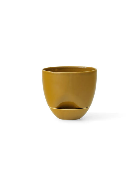 Hydrous Planter, ocker in Ø 12 cm von Audo Copenhagen - 1 - Jacobsen Plus