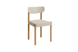 Pack Chair 11, geölte Eiche von HAY - Sitz: Remix 126 - Rückenlehne: Chalk Grey - Jacobsen Plus
