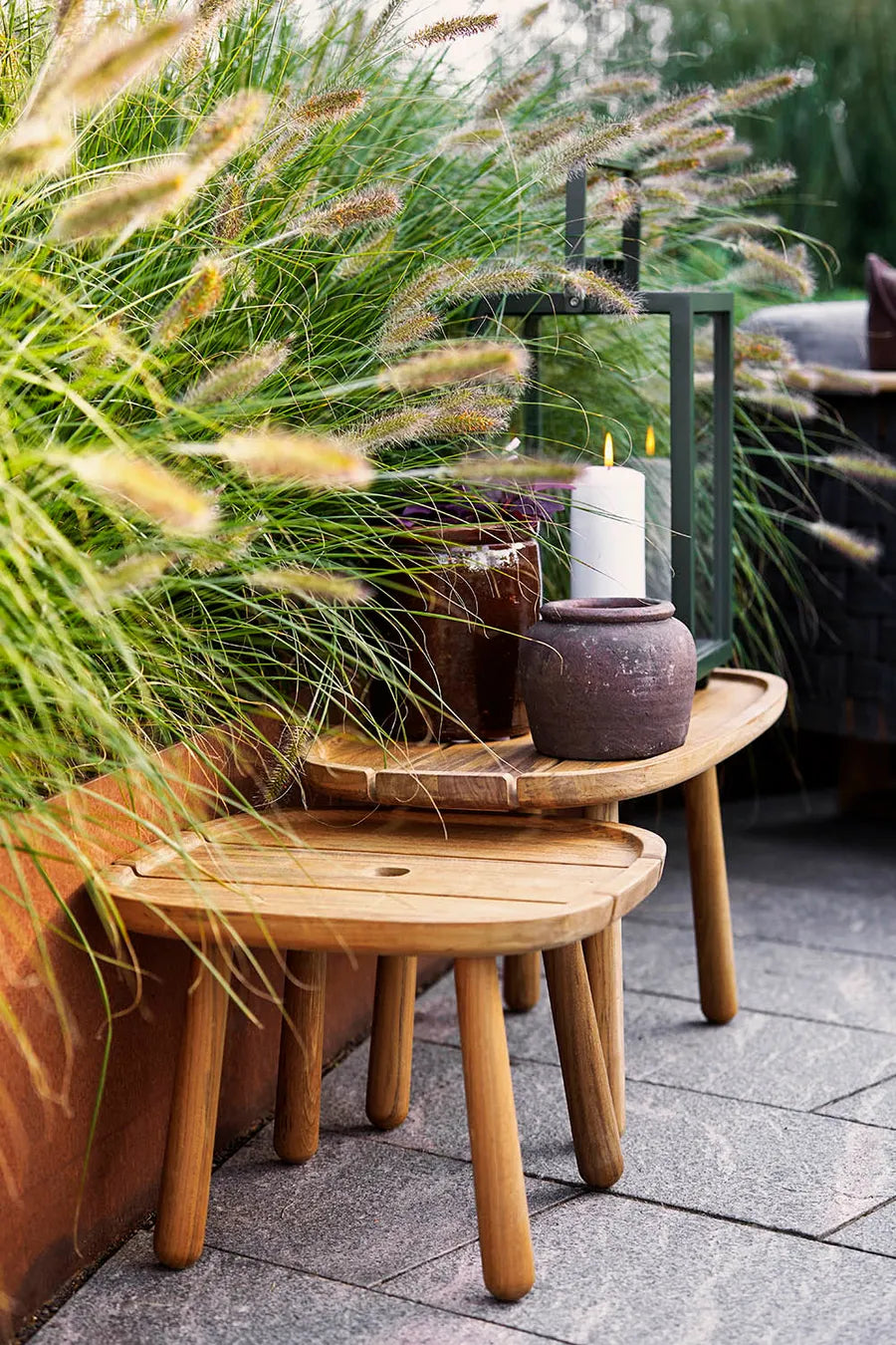Royal Couchtisch, quadratisch von Cane-line - 2 - Jacobsen Plus