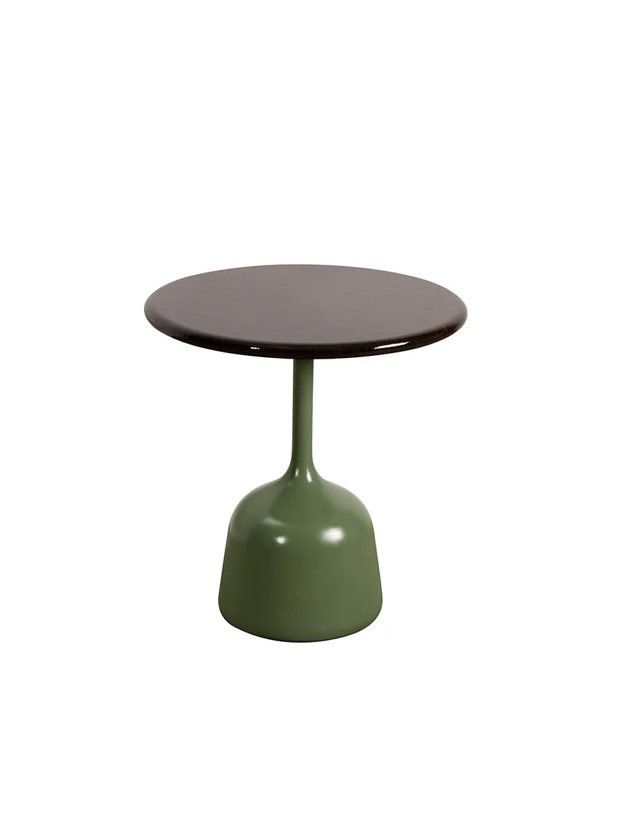 Glaze Sofabord, lille fra Cane-line - Black / Green aluminium - Jacobsen Plus