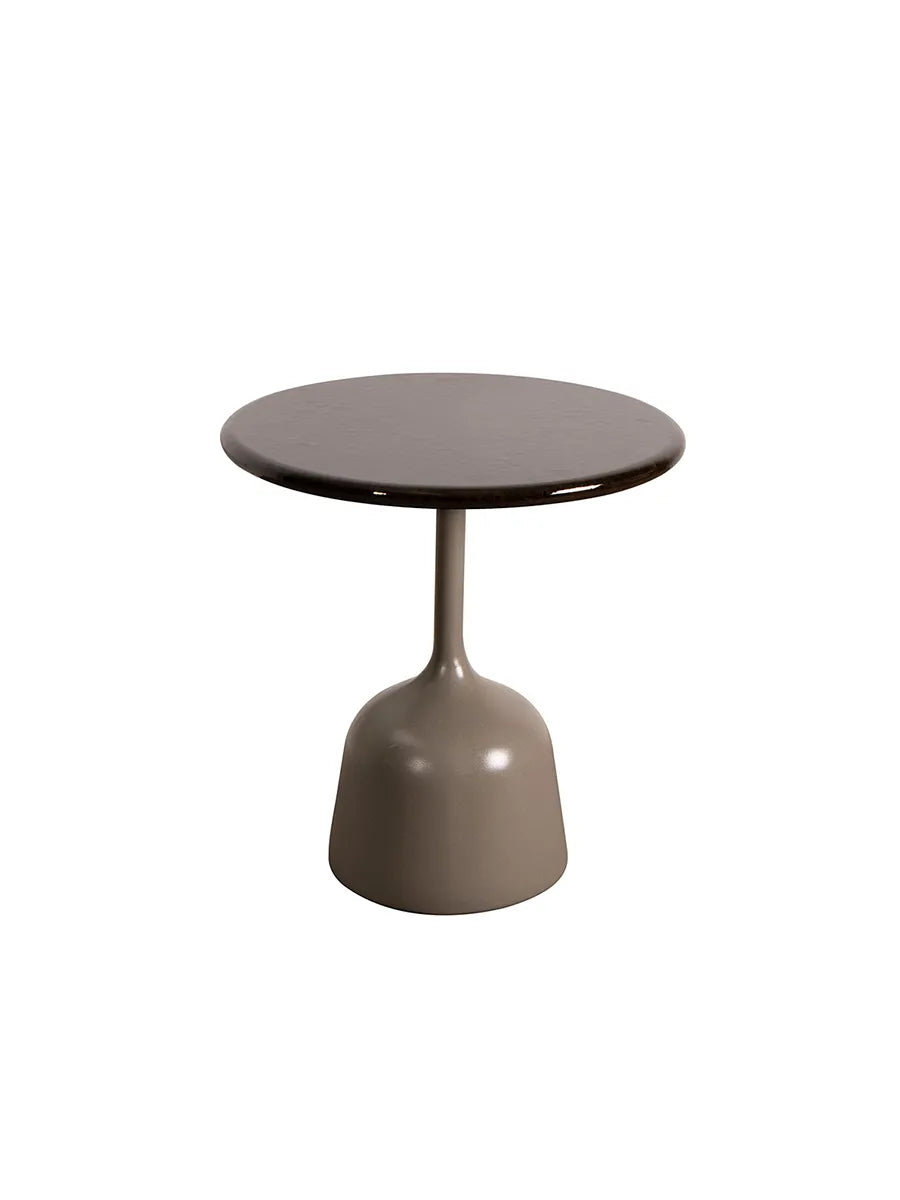 Glaze Sofabord, lille fra Cane-line - Black / Taupe aluminium - Jacobsen Plus