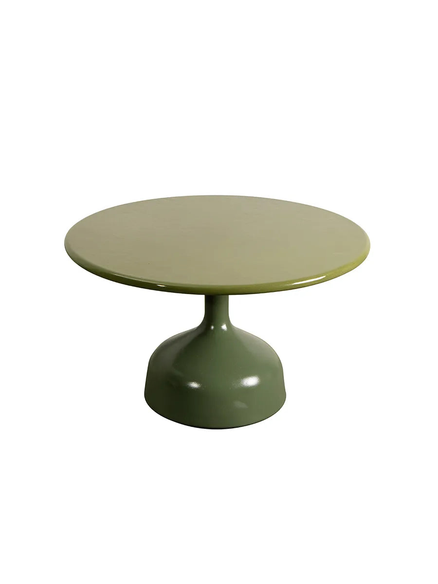 Glaze Sofabord, stor fra Cane-line - Green / Green aluminium - Jacobsen Plus
