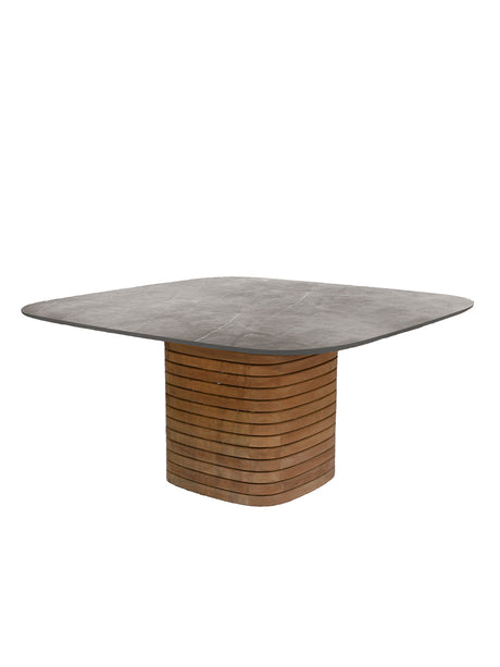 Mellow havebord, kvadratisk fra Cane-line - Taupe - Jacobsen Plus