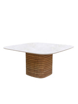 Mellow havebord, kvadratisk fra Cane-line - Travertine look - Jacobsen Plus