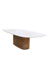 Mellow Gartentisch, oval, large fra Cane-line - Travertin-Look - Jacobsen Plus