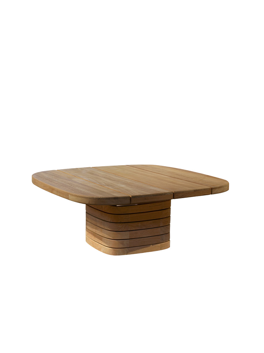 Mellow Outdoor Couchtisch, quadratisch, small von Cane-line - Teak - Jacobsen Plus