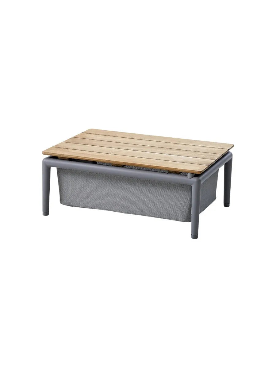 Conic Box Tisch von Cane-line - Hellgrau - Jacobsen Plus