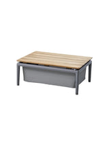 Conic Box Tisch von Cane-line - Hellgrau - Jacobsen Plus