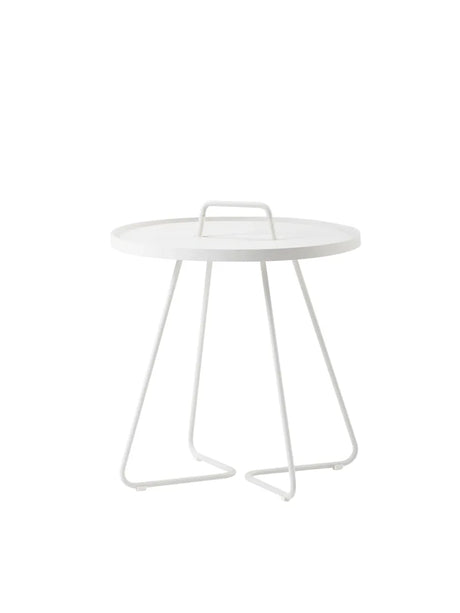 On The Move Sidebord von Cane-line - Klein / Weiß - Jacobsen Plus