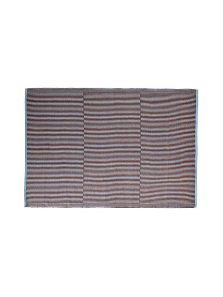 Tapis Teppich von HAY - 140 x 200 cm / Kastanienbraun und Blau - Jacobsen Plus