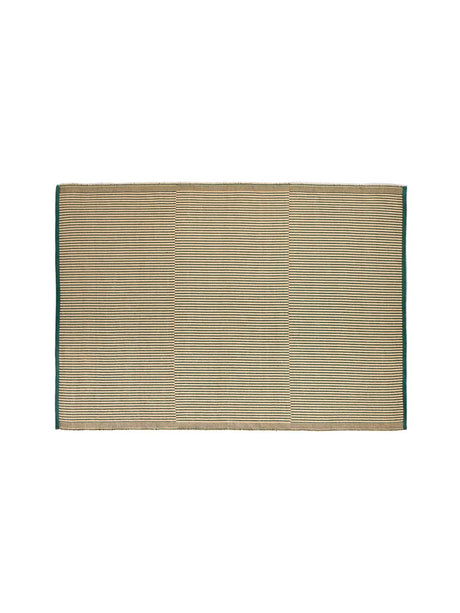 Tapis Teppich von HAY - 140 x 200 cm / Schwarz und Grün - Jacobsen Plus