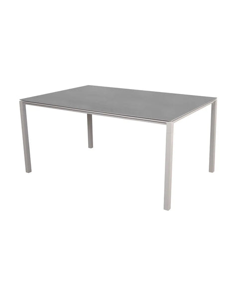 Pure Bord, 150x90 cm fra Cane-line - Basalt grey / Sand - Jacobsen Plus