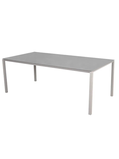 Pure Bord, 200x100 cm fra Cane-line - Sand / Concrete grey - Jacobsen Plus