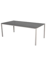 Pure Bord, 200x100 cm fra Cane-line - Sand / Nero Black - Jacobsen Plus