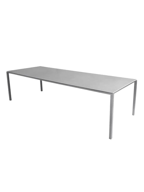 Pure Tisch, 280x100 cm von Cane-line - Hellgrau / Concrete Grau - Jacobsen Plus