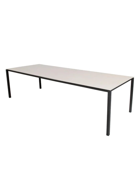 Pure Tisch, 280x100 cm von Cane-line - Lavagrau / Toscana Sand - Jacobsen Plus