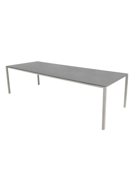 Pure Tisch, 280x100 cm von Cane-line - Sand / Basaltgrau - Jacobsen Plus