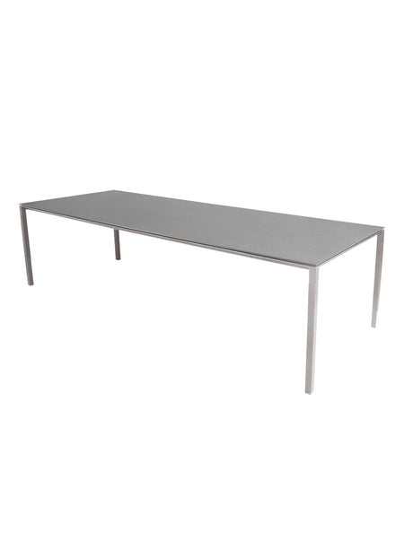 Pure Tisch, 280x100 cm von Cane-line - Taupe / Basaltgrau - Jacobsen Plus