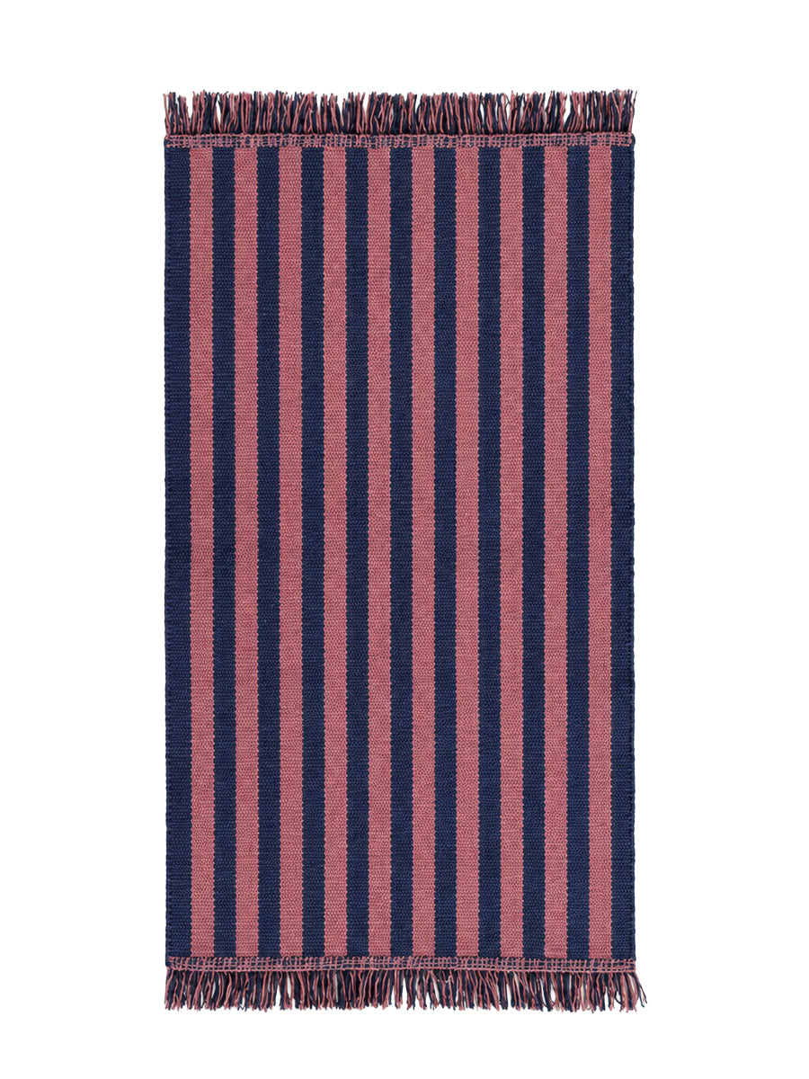 Stripes and Stripes Wool, 95 x 52 cm von Hay - Navy Cacao - Jacobsen Plus