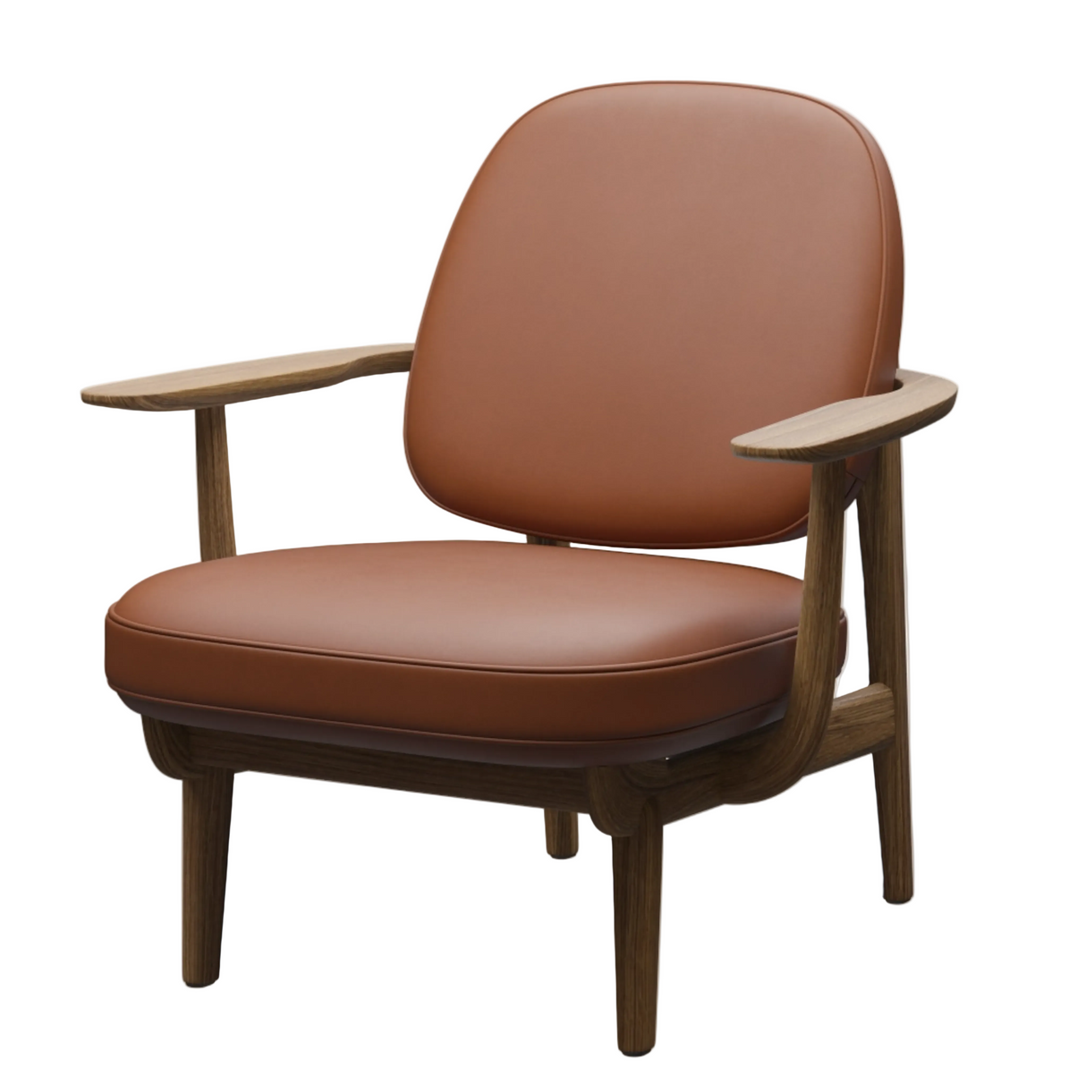 Fred JH97 lænestol fra Fritz Hansen - 1 - Jacobsen Plus