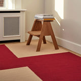 Ethan Cook Flat Works, 170x240 cm, Red Offset fra Hay - 2 - Jacobsen Plus